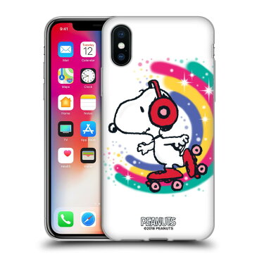 送料無料 オフィシャル PEANUTS SNOOPY ブロードウォーク・エアブラシ ソフトジェルケース APPLE IPHONE 電話