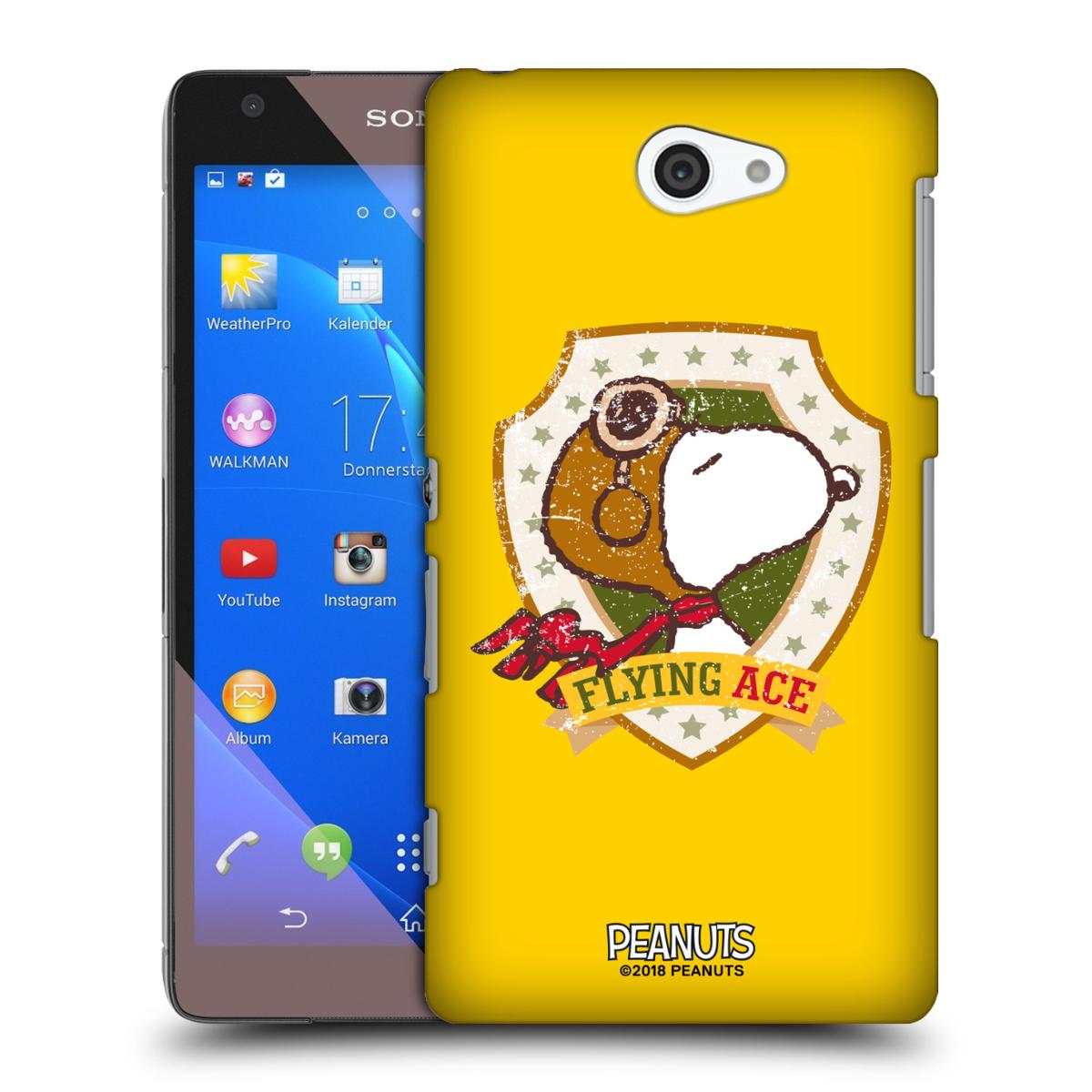 送料無料 オフィシャル PEANUTS THE MANY FACES OF SNOOPY ハードバックケース SONY 電話 4