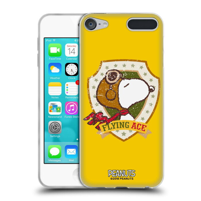 送料無料 オフィシャル PEANUTS THE MANY FACES OF SNOOPY ソフトジェルケース APPLE IPOD TOUCH MP3