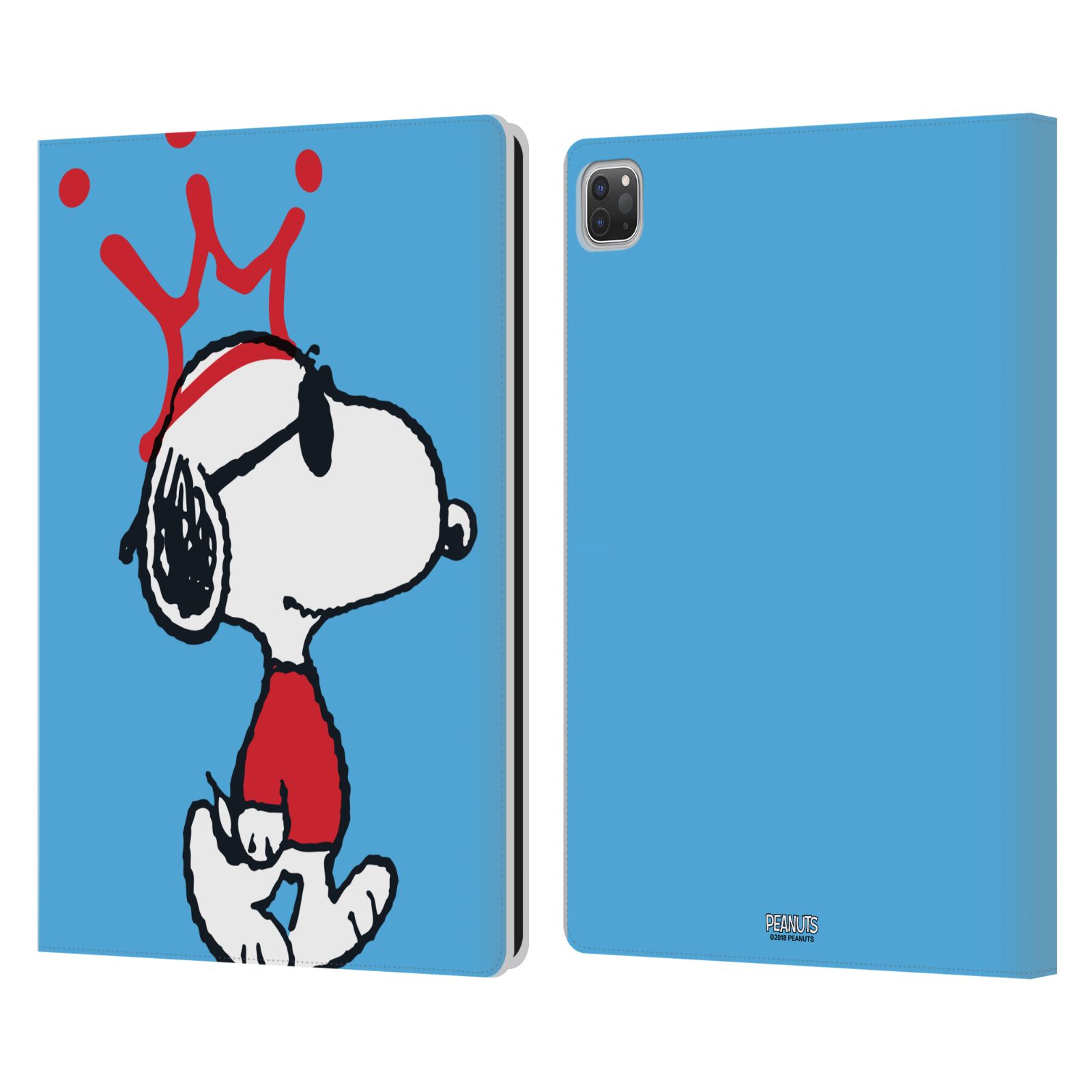 公式ライセンス Peanuts The Many Faces Of Snoopy レザー手帳型ウォレットタイプケース Apple iPad スマホケース