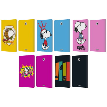 公式ライセンス Peanuts The Many Faces Of Snoopy レザー手帳型ウォレットタイプケース Samsung Galaxy タブレット スマホケース