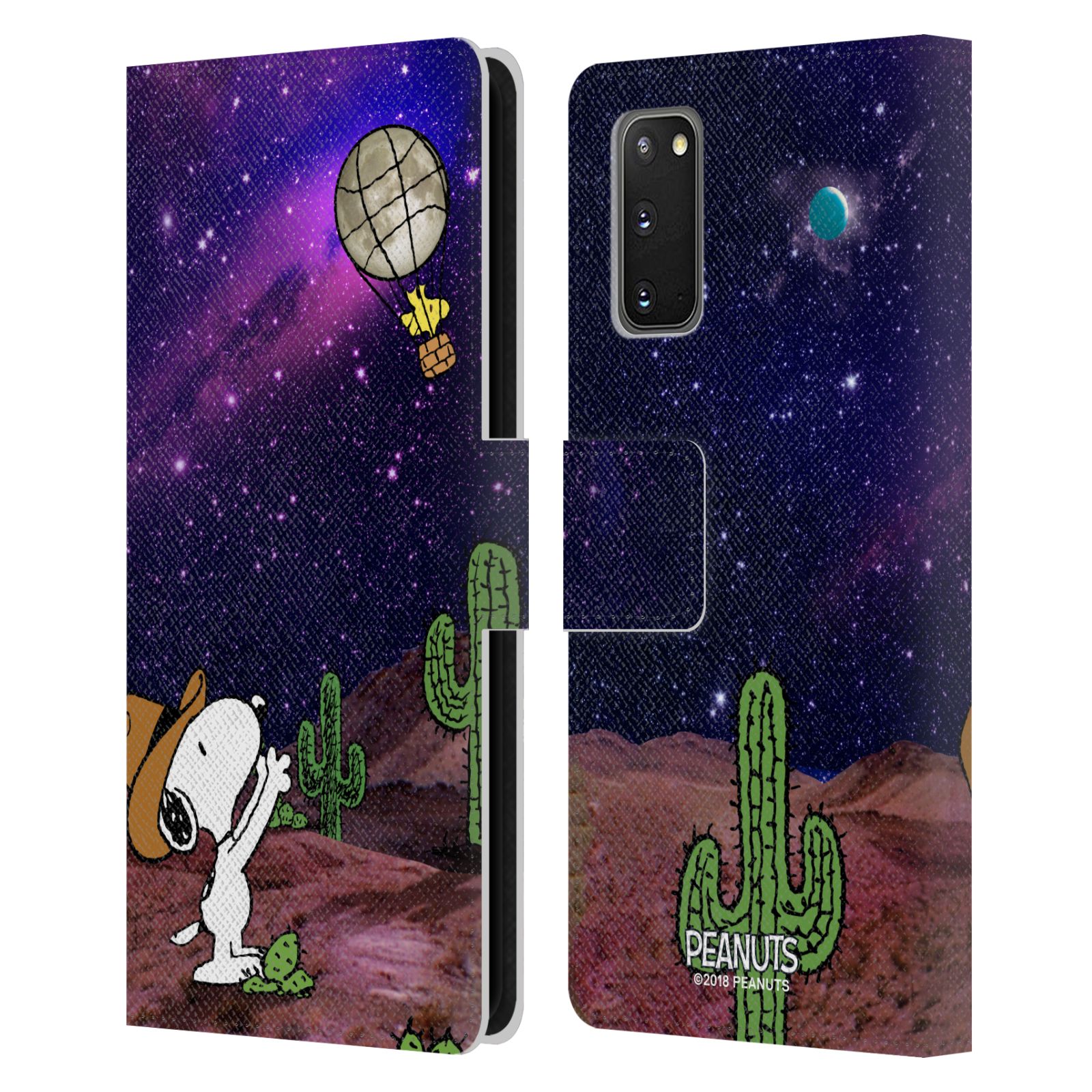 公式ライセンス Peanuts Snoopy スペース・カウボーイ レザー手帳型ウォレットタイプケース Samsung 電話 1 スマホケース