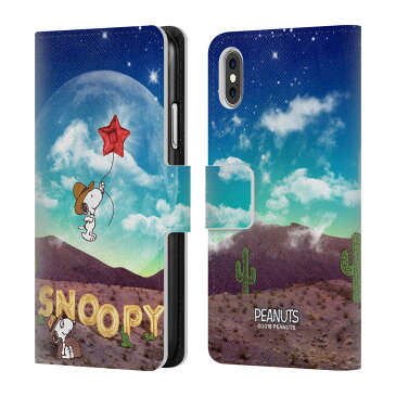 送料無料 オフィシャル PEANUTS SNOOPY スペース・カウボーイ レザー手帳型ウォレットタイプケース APPLE IPHONE 電話