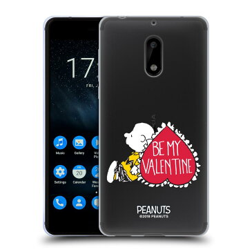 送料無料 オフィシャル PEANUTS シールド・ウィズ・ア・キス ソフトジェルケース NOKIA 電話 1【楽天海外直送】