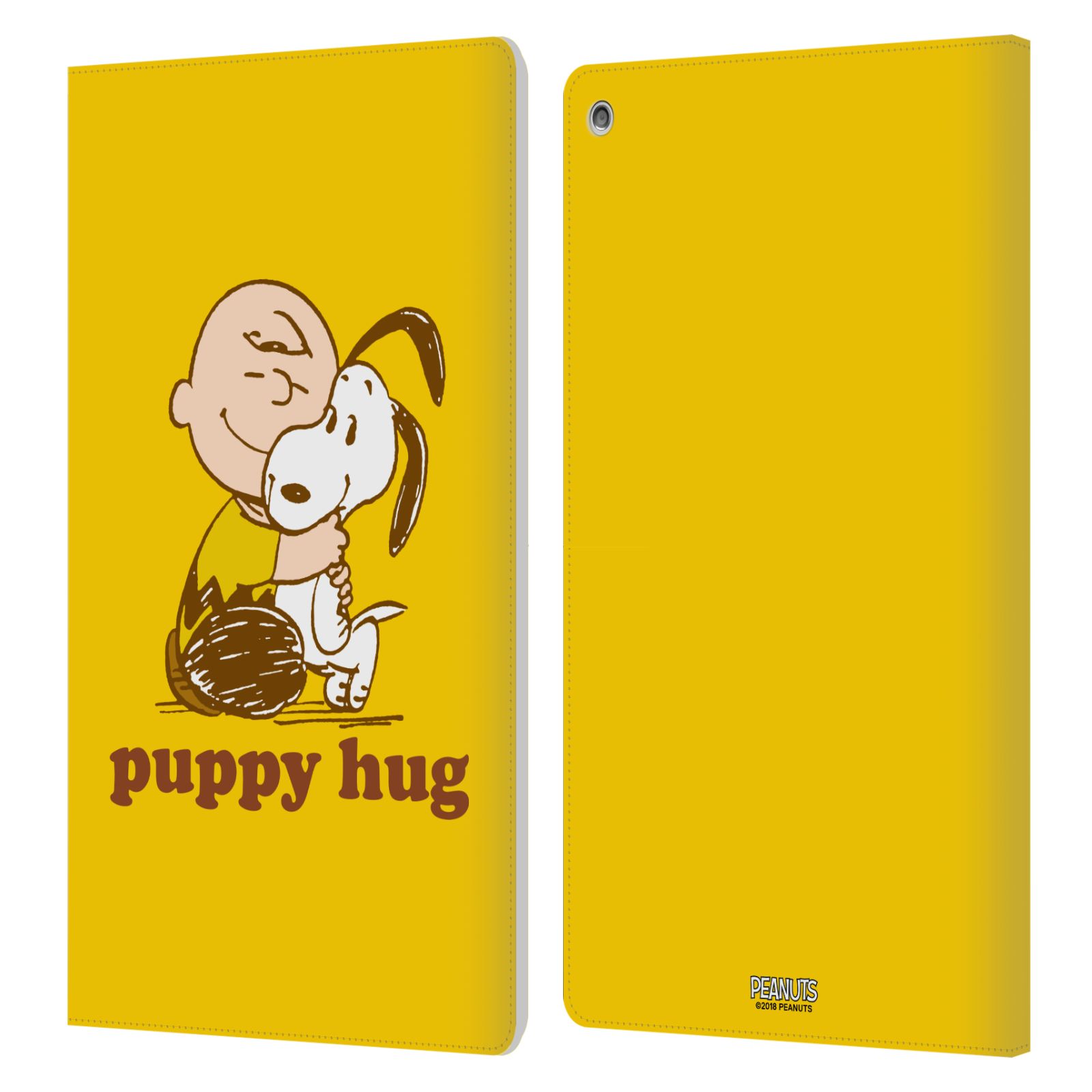 公式ライセンス Peanuts Snoopy Hug レザー手帳型ウォレットタイプケース Amazon Fire スマホケース