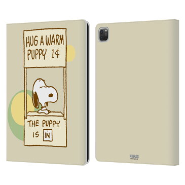公式ライセンス Peanuts Snoopy Hug レザー手帳型ウォレットタイプケース Apple iPad スマホケース
