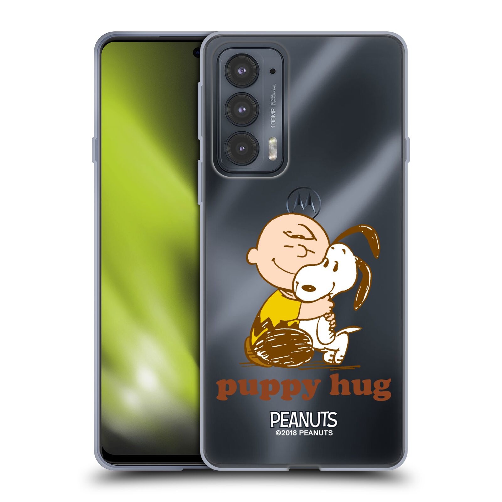 公式ライセンス Peanuts Snoopy Hug ソフトジェルケース Motorola 電話 2 スマホケース