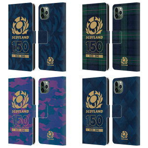 公式ライセンス Scotland Rugby 150周年アニバーサリー レザー手帳型ウォレットタイプケース Apple iPhone 電話 ラグビー ラグビー部 ラガーマン アメフト スポーツ ラグビーユニオン スクラム 部活