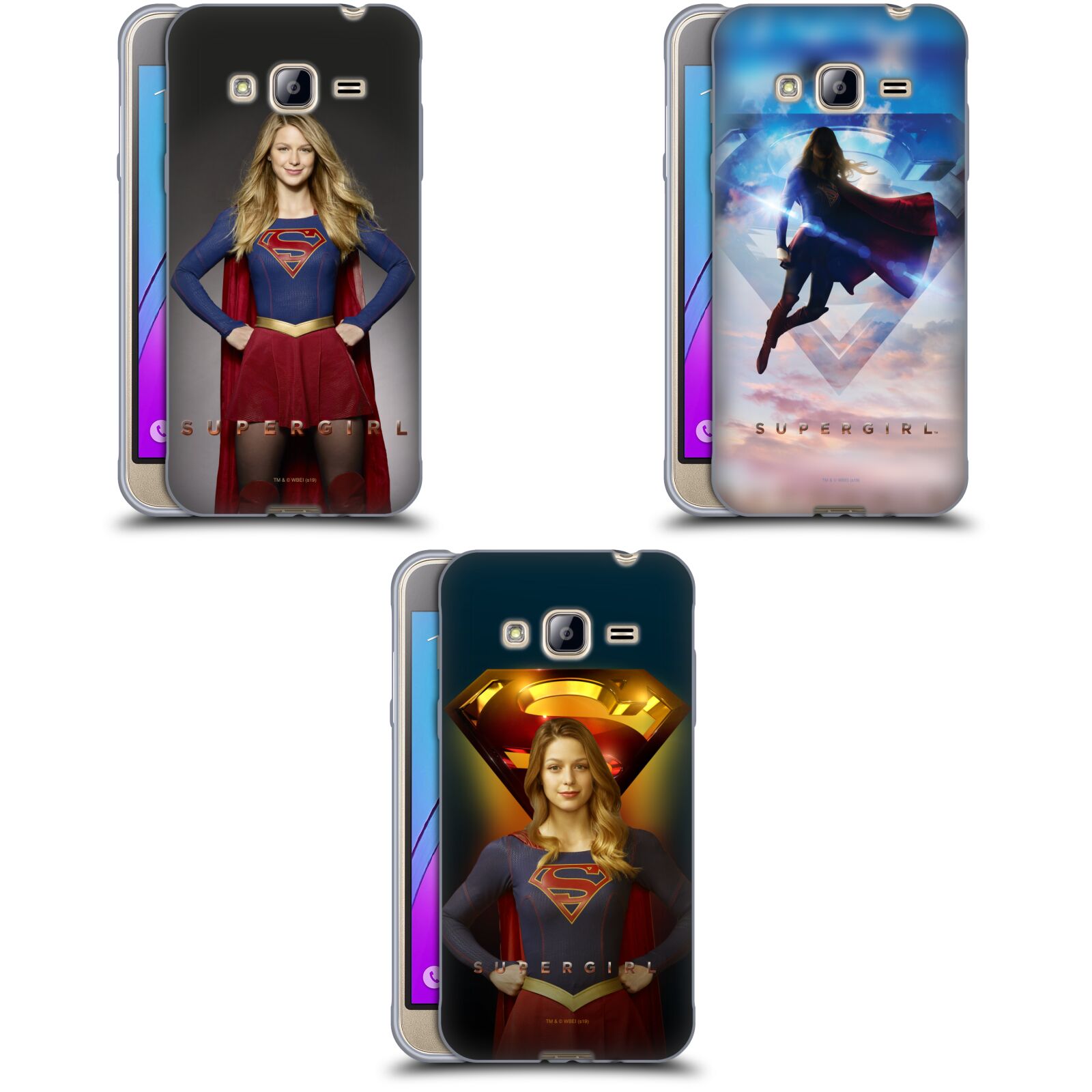 公式ライセンス Supergirl TV Series キーアート ソフトジェルケース Samsung 電話 3 スマホケース 全機種対応 グッズ ワイヤレス充電 対応 Qiワイヤレス充電 Qi充電