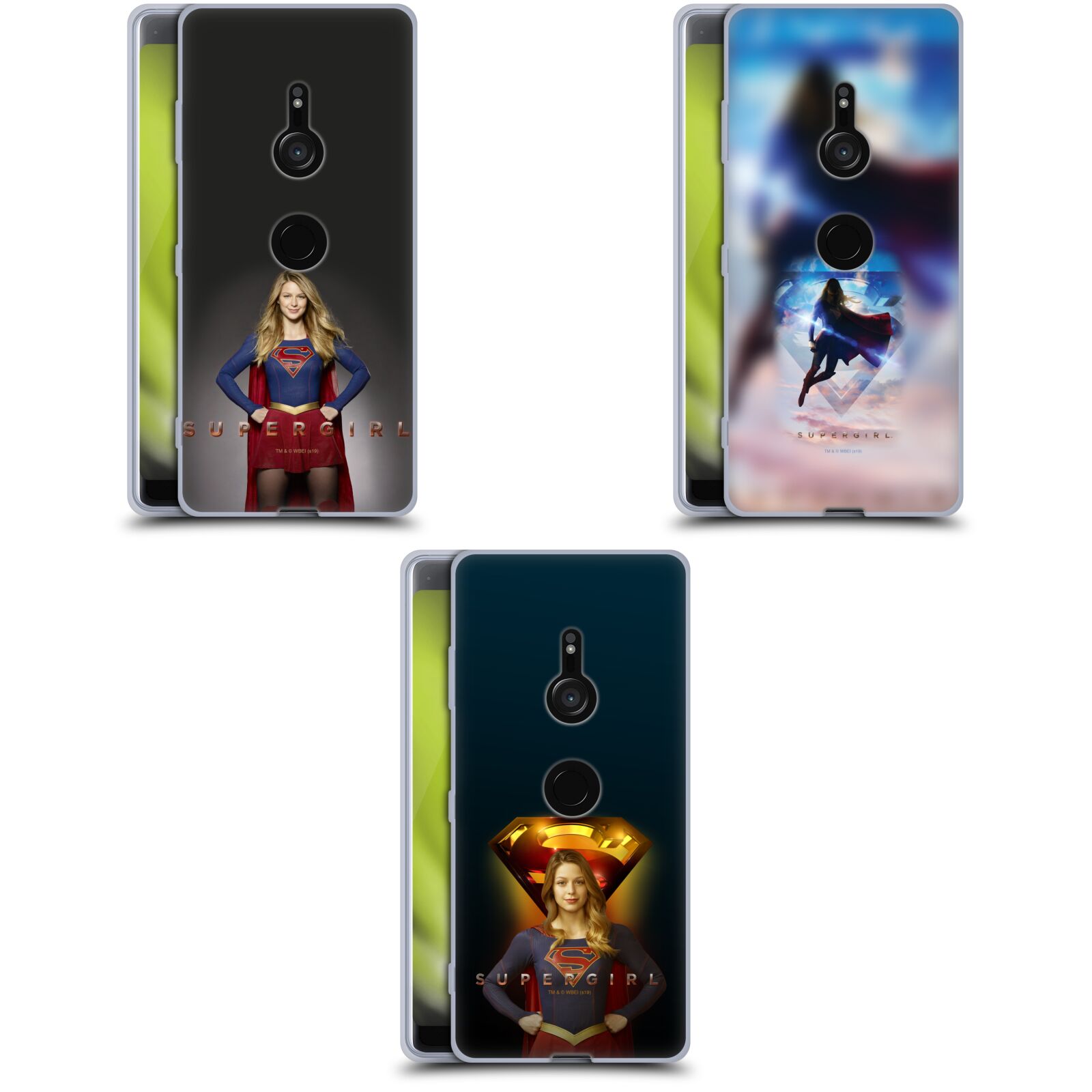 公式ライセンス Supergirl TV Series キーアート ソフトジェルケース Sony 電話 1 スマホケース 全機種対応 グッズ ワイヤレス充電 対応 Qiワイヤレス充電 Qi充電