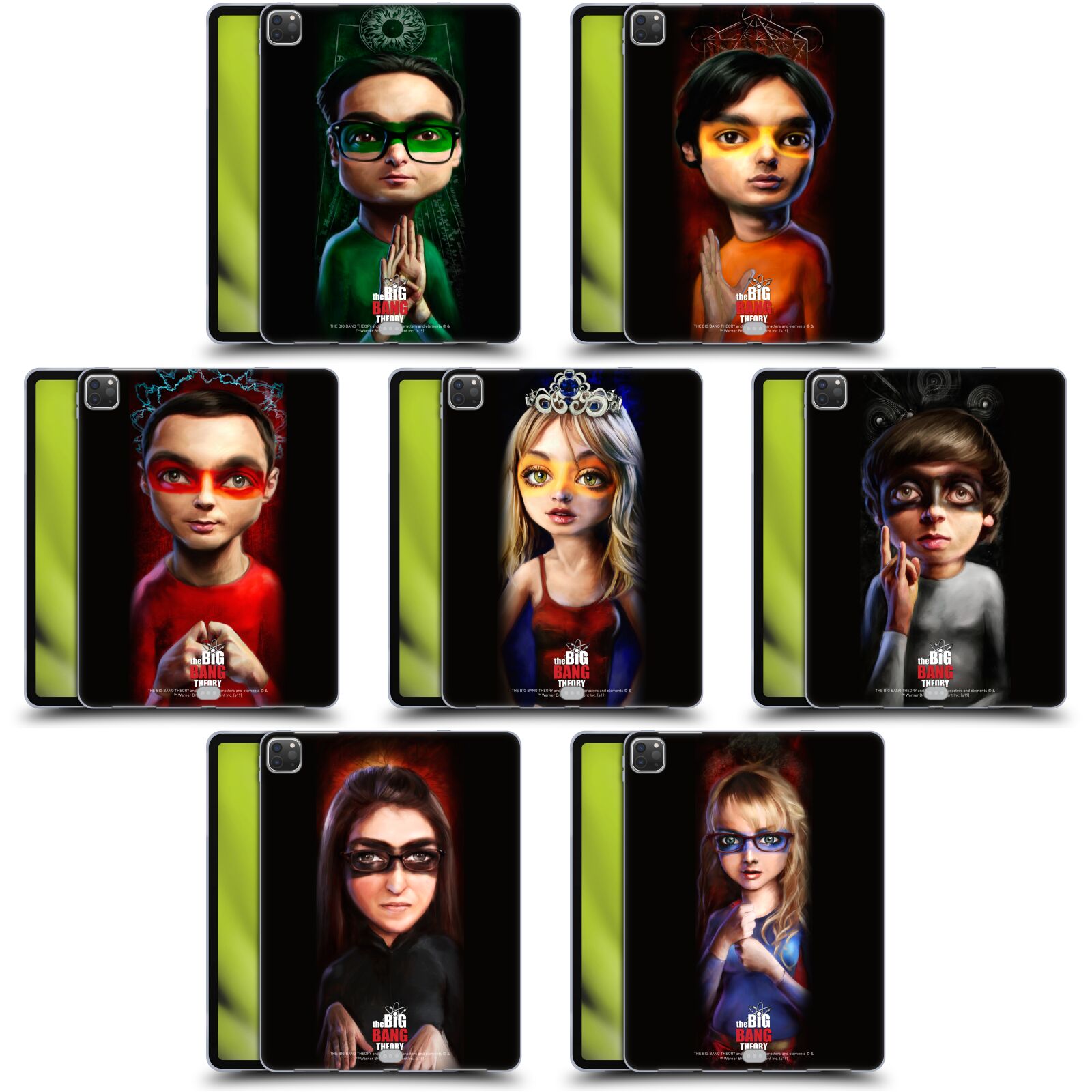 公式ライセンス The Big Bang Theory カリカチュア ソフトジェルケース Apple Kindle スマホケース