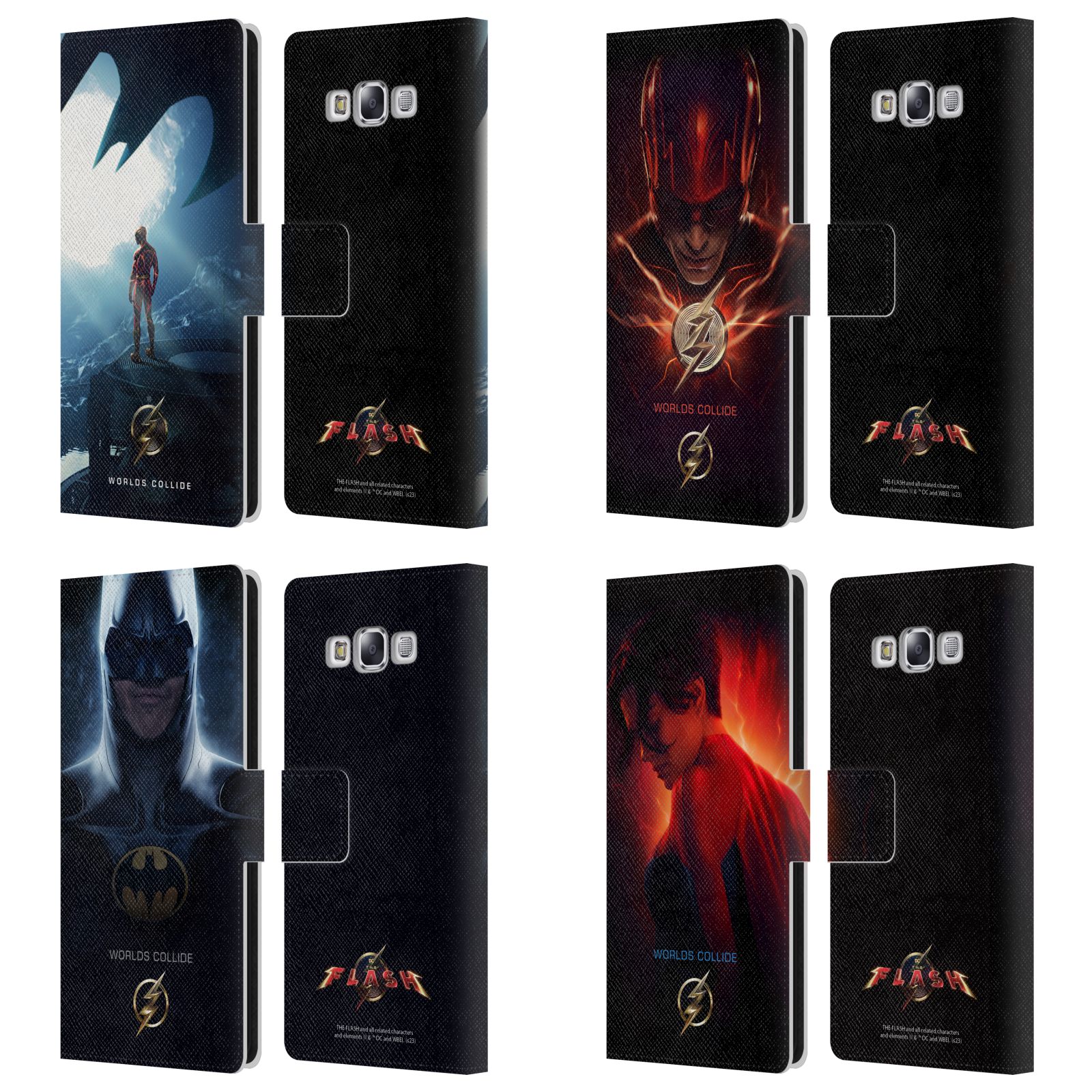 公式ライセンス The Flash 2023 ポスター レザー手帳型ウォレットタイプケース Samsung 電話 3 スマホケース 全機種対応 グッズ