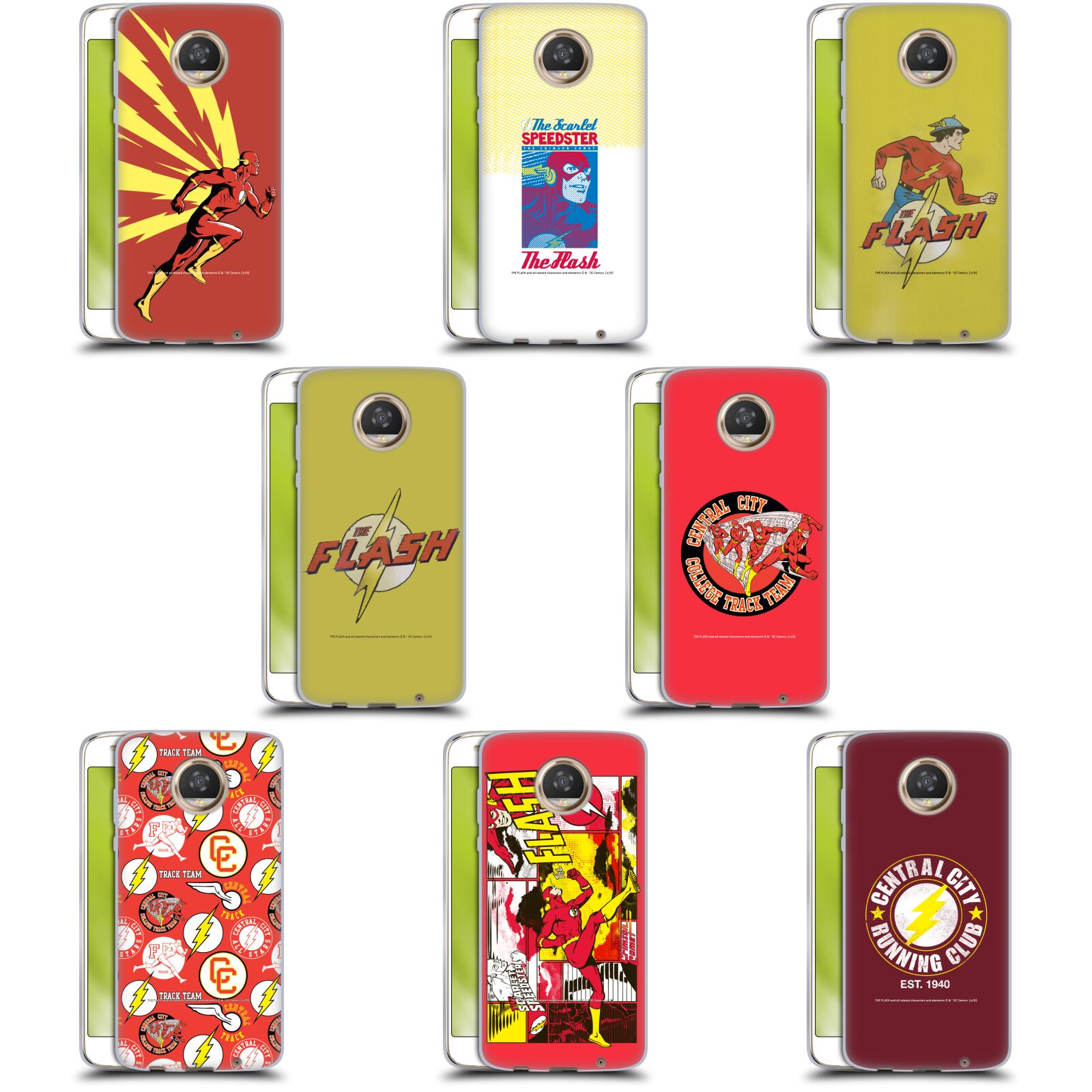 公式ライセンス The Flash DC Comics ファストファッション ソフトジェルケース Motorola 電話 スマホケース 全機種対応 グッズ ワイヤレス充電 対応 Qiワイヤレス充電 Qi充電