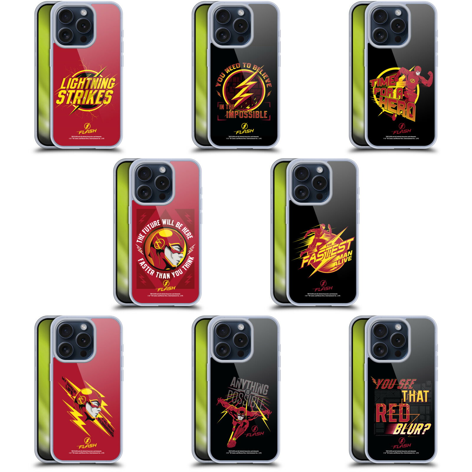公式ライセンス The Flash TV Series グラフィック ソフトジェルケース Apple iPhone 電話 フラッシュ ..