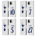 公式ライセンス Tottenham Hotspur F.C. 2021/22 プレイヤーズ ホームキット レザー手帳型ウォレットタイプケース Apple iPhone 電話 スマホケース 全機種対応 グッズ