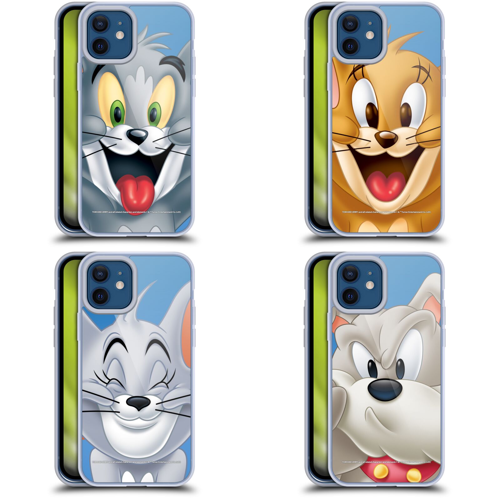 公式ライセンス Tom and Jerry フルフェイス ソフトジェルケース Apple iPhone 電話 トムとジェリー トム ジェリー トムジェリ トムアンドジェリー タフィー スパイク キャラクター スマホケー…