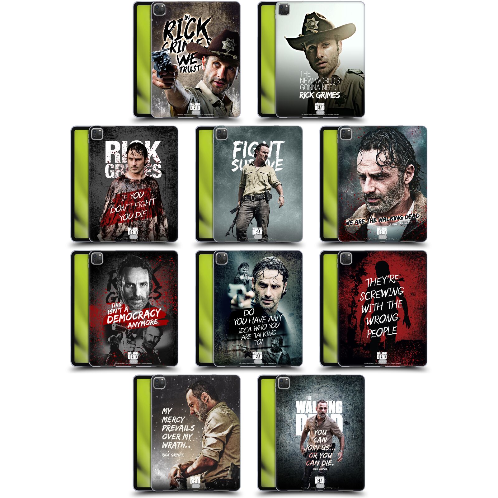 公式ライセンス AMC The Walking Dead Rick Grimes レガシー ソフトジェルケース Apple Kindle スマホケース