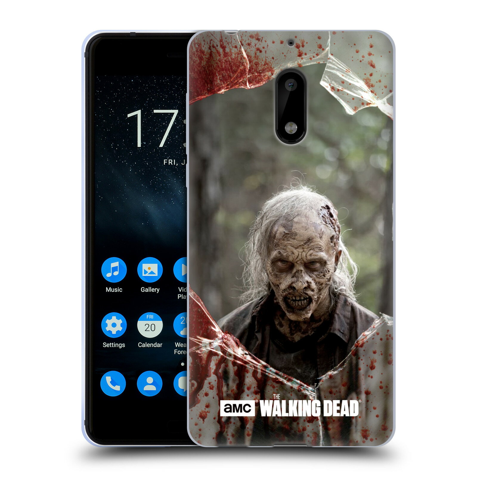 公式ライセンス AMC The Walking Dead ウォーカーズ ソフトジェルケース Nokia 電話 1 スマホケース