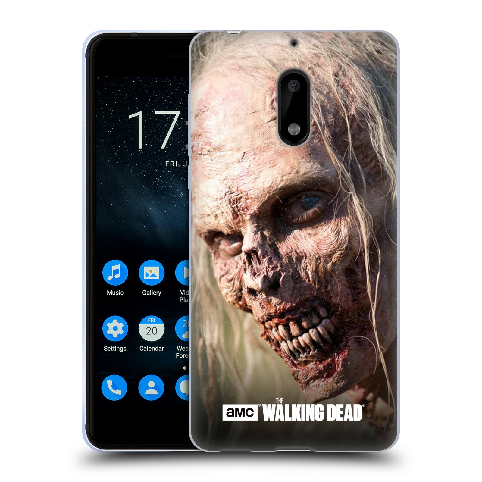 公式ライセンス AMC The Walking Dead ウォーカーズ ソフトジェルケース Nokia 電話 1 スマホケース