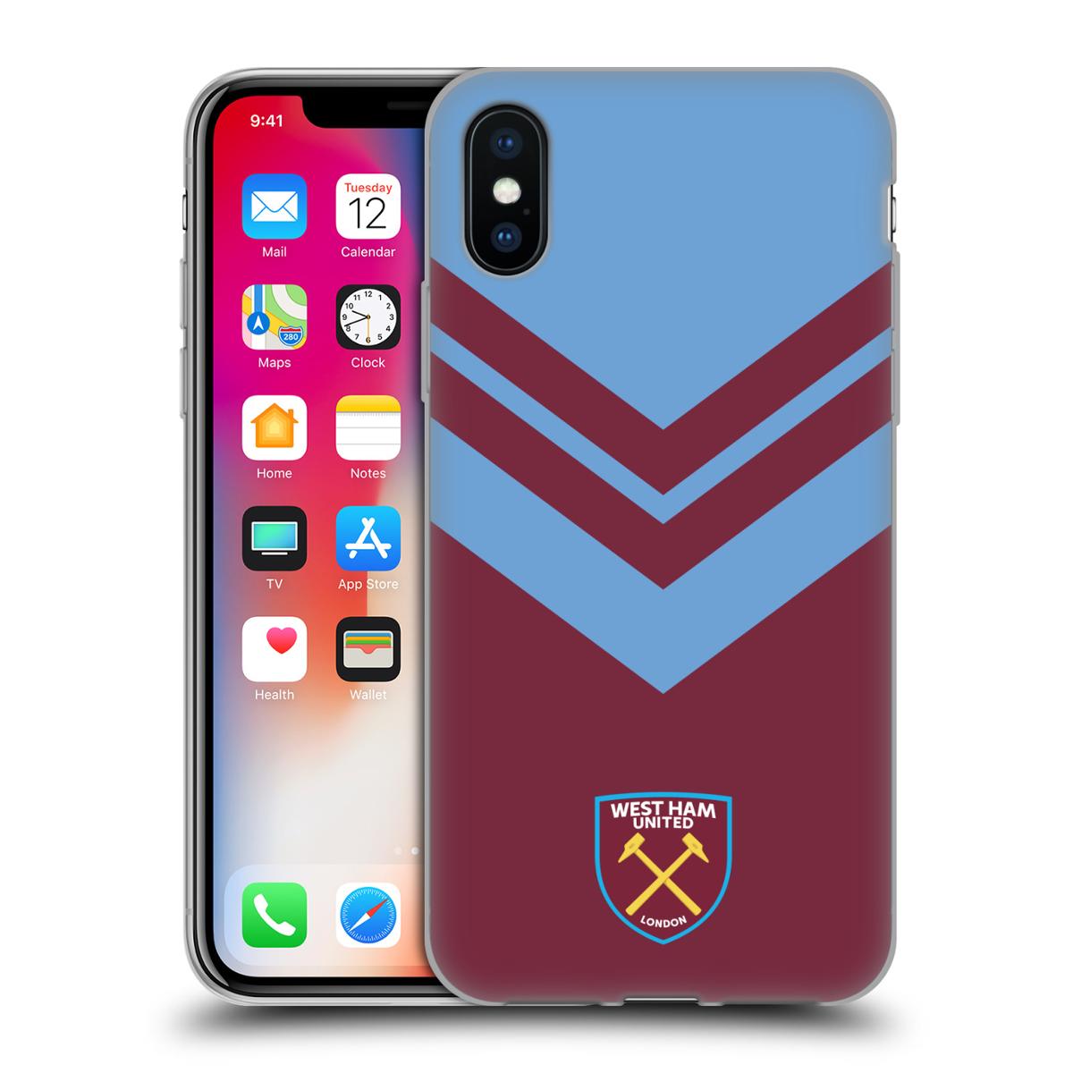 送料無料 オフィシャル WEST HAM UNITED FC クレスト グラフィック ソフトジェルケース APPLE IPHONE 電話【楽天海外直送】