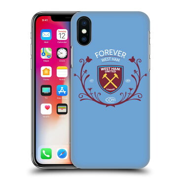 送料無料 オフィシャル WEST HAM UNITED FC クレスト グラフィック ハードバックケース APPLE IPHONE 電話