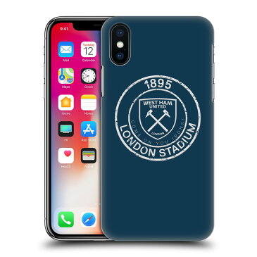 送料無料 オフィシャル WEST HAM UNITED FC クレスト グラフィック ハードバックケース APPLE IPHONE 電話