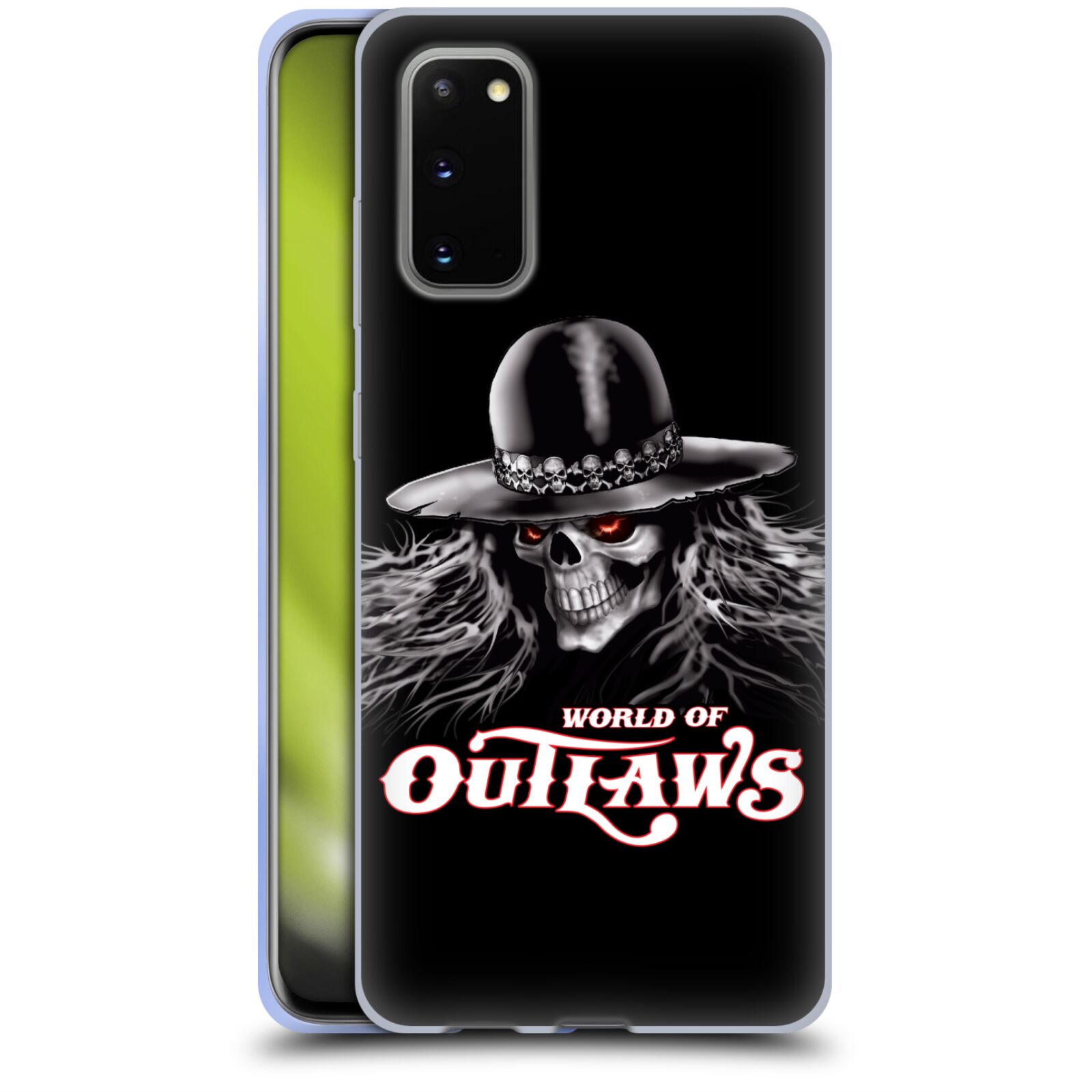 公式ライセンス World of Outlaws スカルロック・グラフィック ソフトジェルケース Samsung 電話 1 スマホケース 全機種対応 グッズ ワイヤレス充電 対応 Qiワイヤレス充電 Qi充電