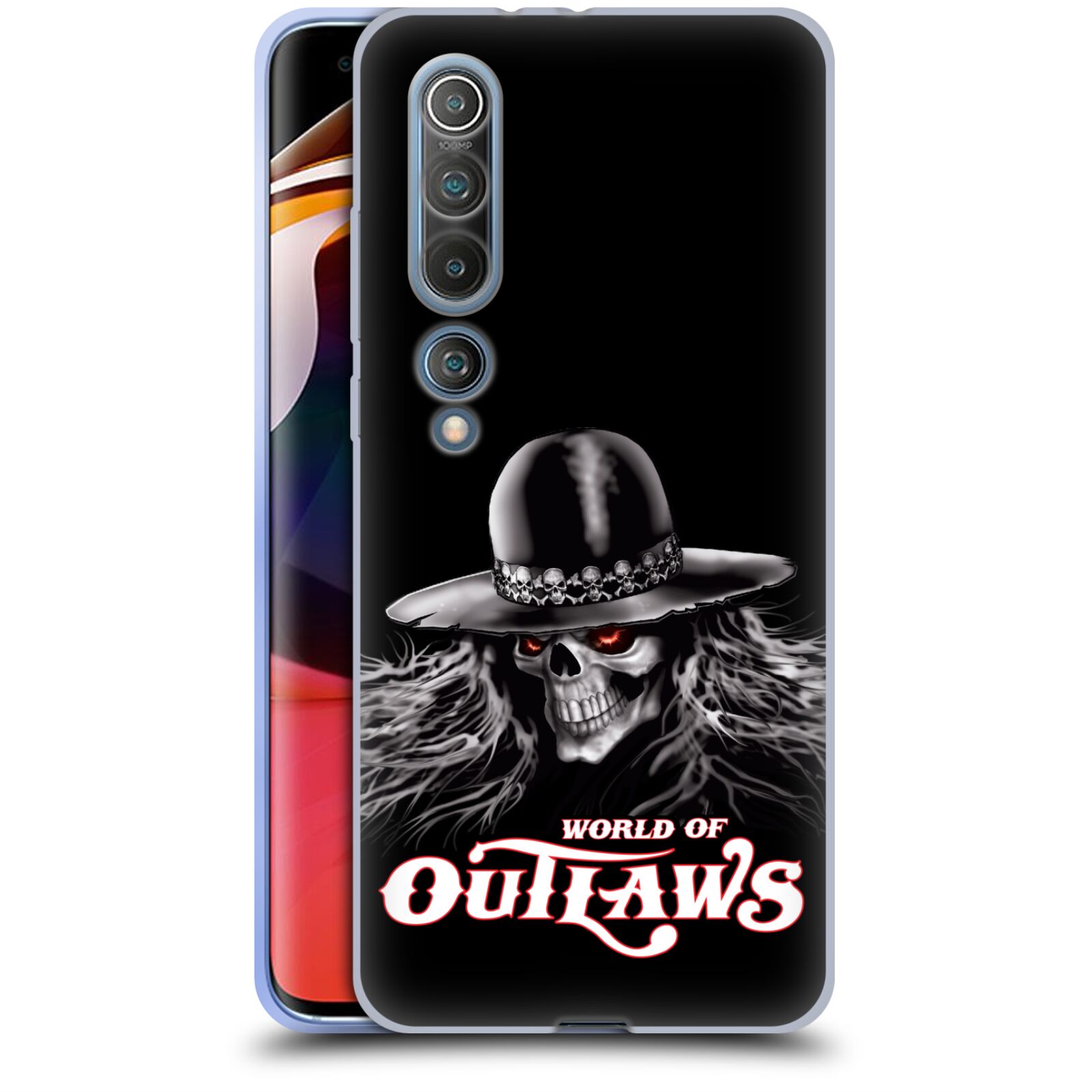 公式ライセンス World of Outlaws スカルロック・グラフィック ソフトジェルケース Xiaomi 電話 スマホケース 全機種対応 グッズ ワイヤレス充電 対応 Qiワイヤレス充電 Qi充電