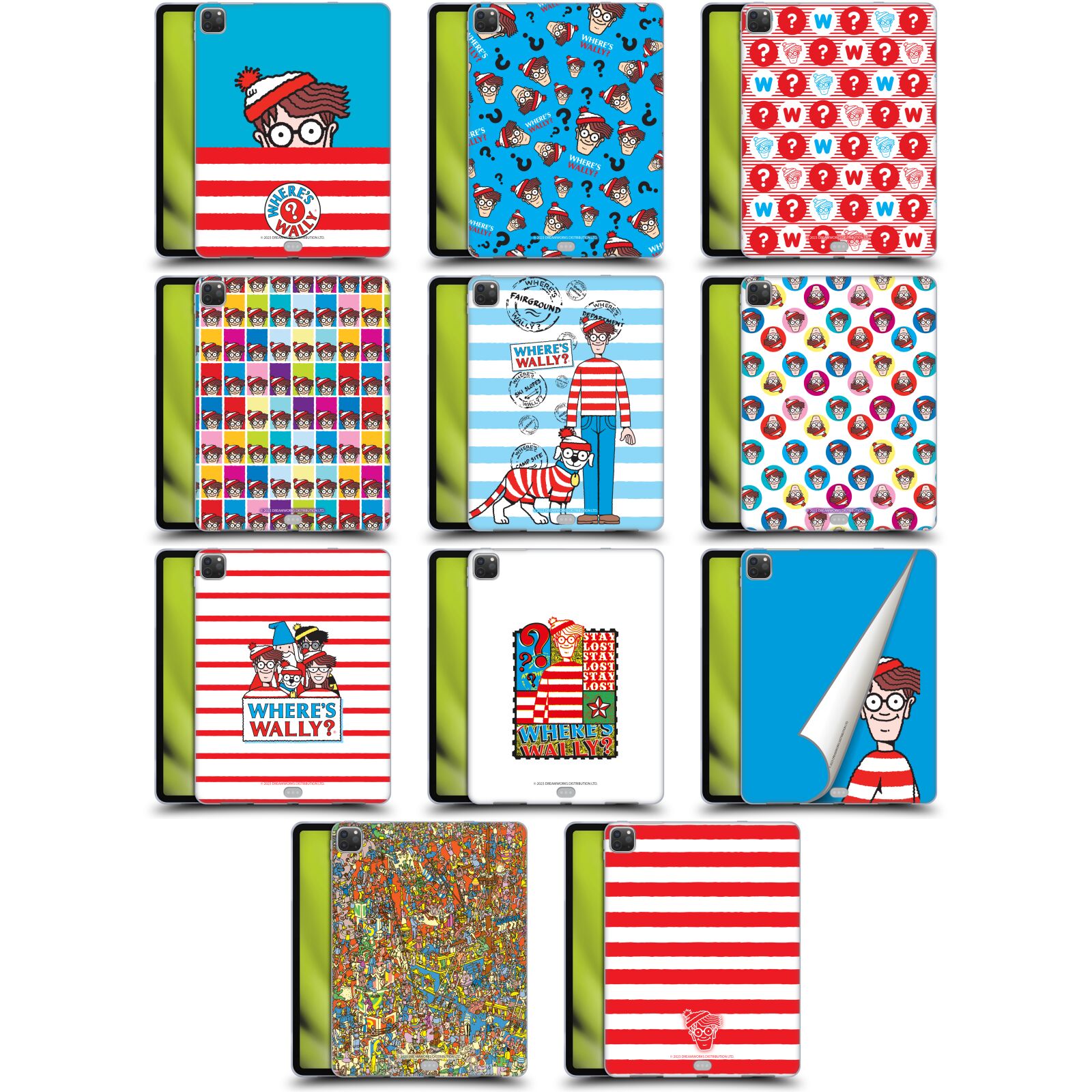 公式ライセンス Where 039 s Wally グラフィック ソフトジェルケース Apple Kindle スマホケース 全機種対応 グッズ ワイヤレス充電 対応 Qiワイヤレス充電 Qi充電