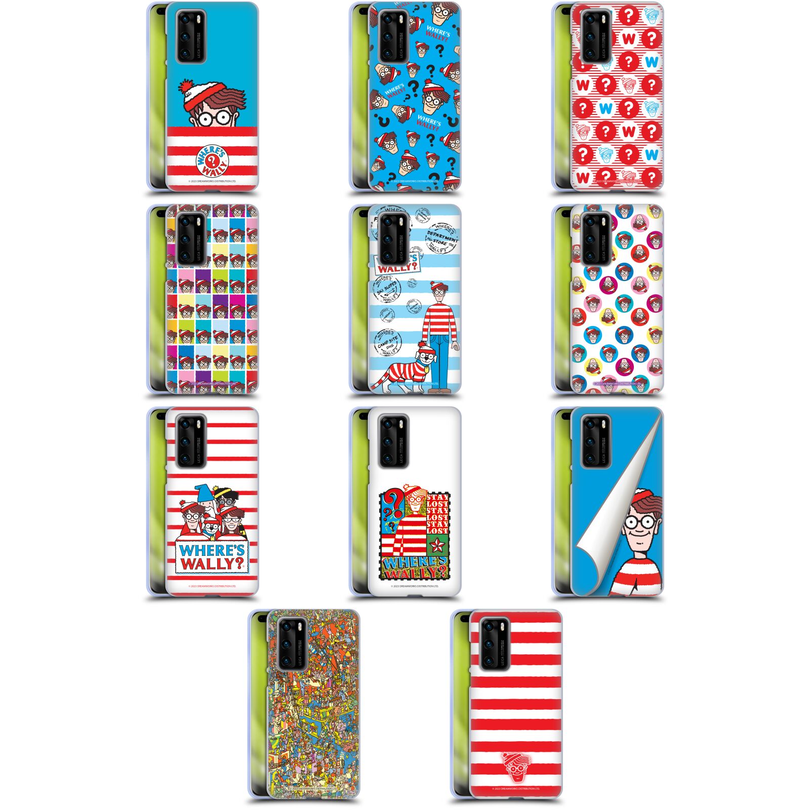 公式ライセンス Where 039 s Wally グラフィック ソフトジェルケース Huawei 電話 4 スマホケース 全機種対応 グッズ ワイヤレス充電 対応 Qiワイヤレス充電 Qi充電