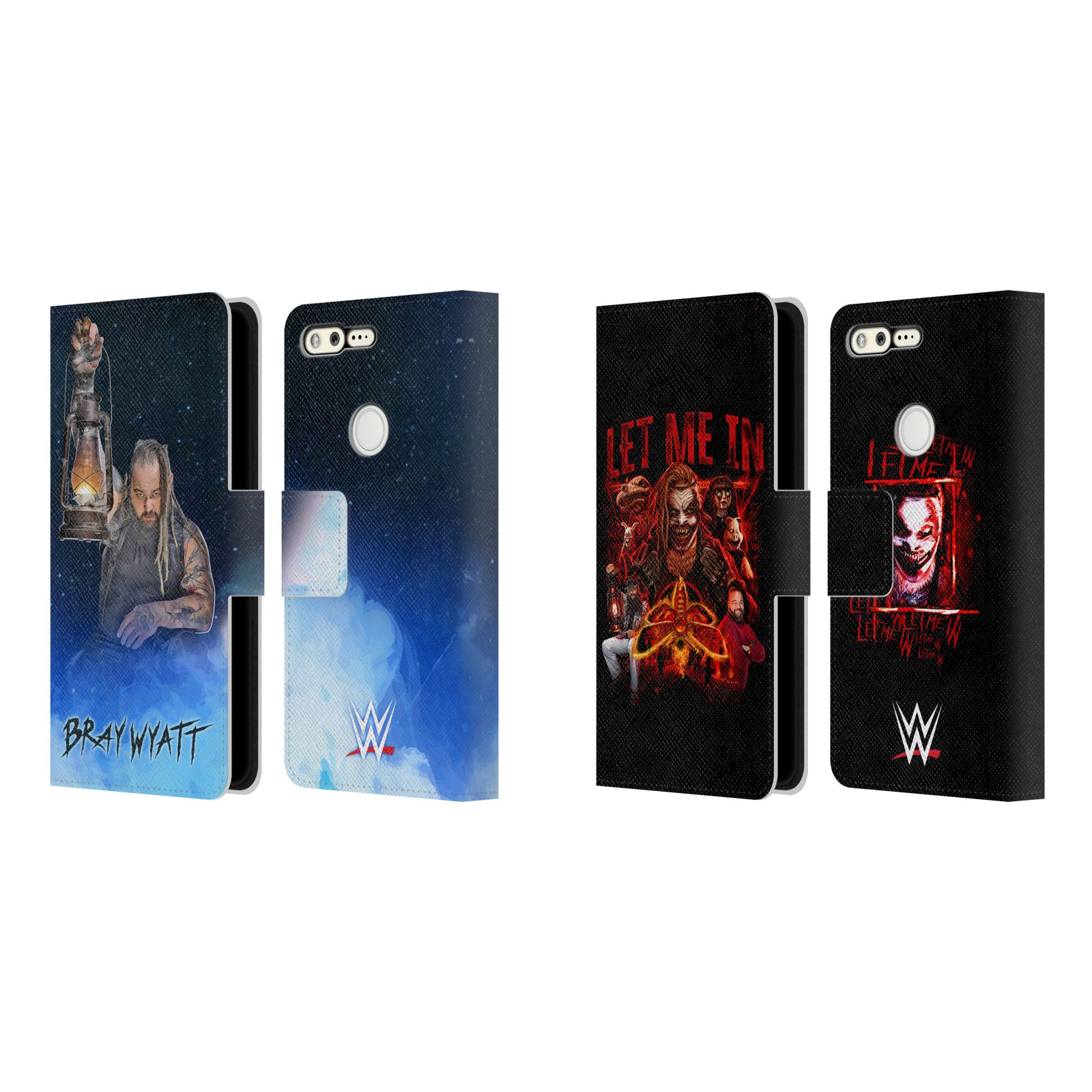 公式ライセンス WWE ブレイ・ワイアット レザー手帳型ウォレットタイプケース Google 電話 スマホケース 全機種対応 グッズ