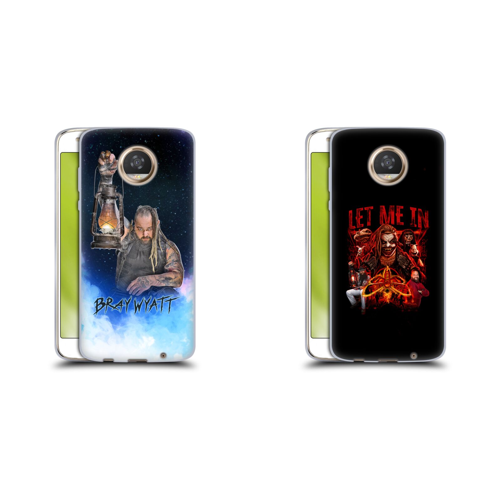 公式ライセンス WWE ブレイ・ワイアット ソフトジェルケース Motorola 電話 スマホケース 全機種対応 グッズ ワイヤレス充電 対応 Qiワイヤレス充電 Qi充電