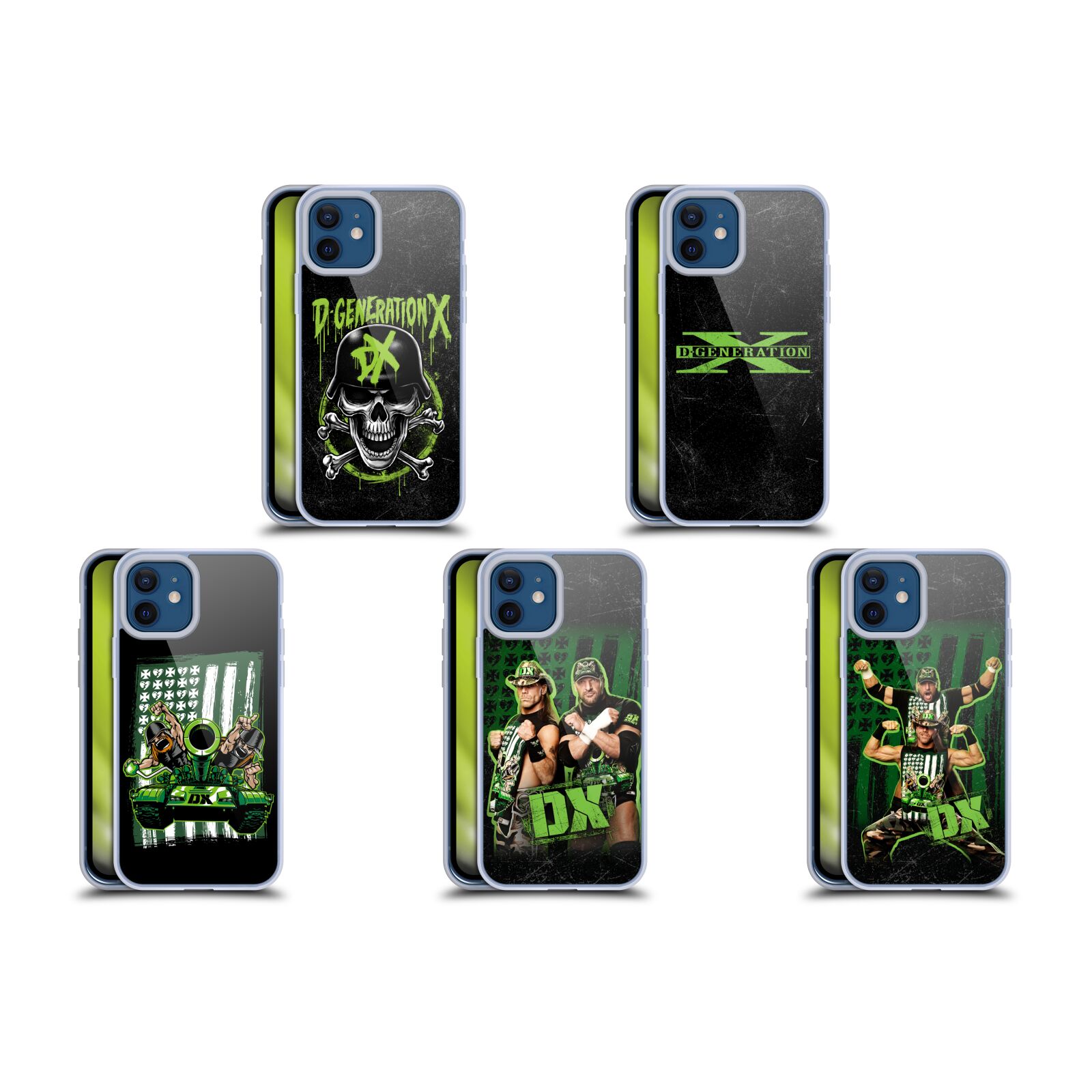 公式ライセンス WWE D-Generation X ソフトジェルケース Apple iPhone 電話 スマホケース 全機種対応 グッズ ワイヤレス充電 対応 Qiワイヤレス充電 Qi充電