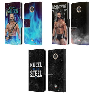 公式ライセンス WWE ドリュー・マッキンタイア レザー手帳型ウォレットタイプケース Motorola 電話 スマホケース 全機種対応 グッズ