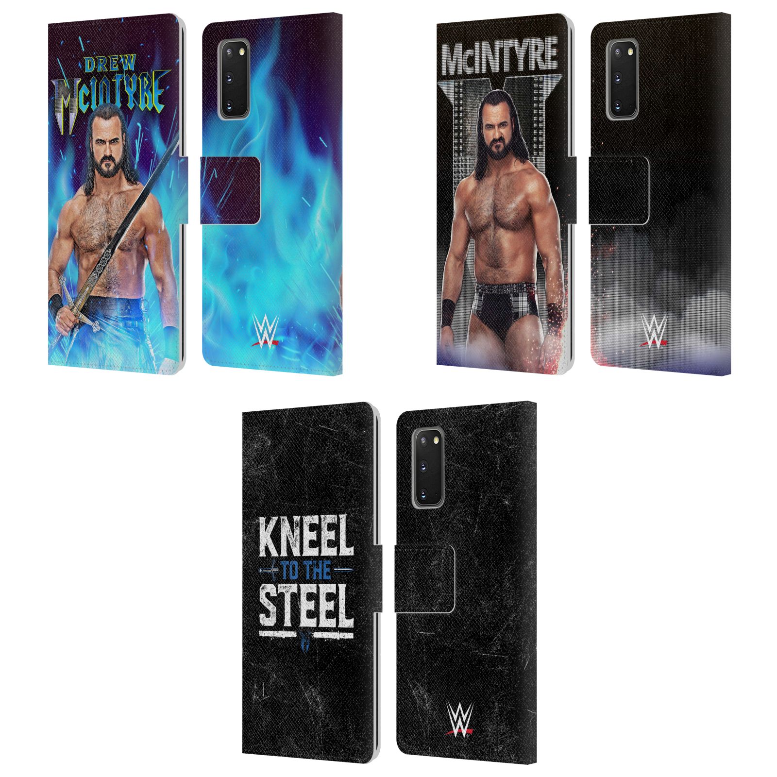 公式ライセンス WWE ドリュー・マッキンタイア レザー手帳型ウォレットタイプケース Samsung 電話 1 スマホケース 全機種対応 グッズ