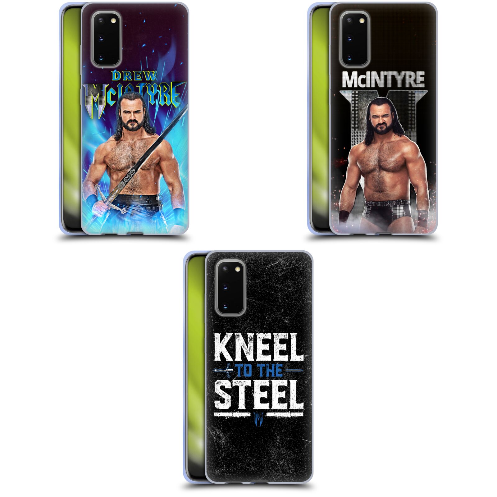 公式ライセンス WWE ドリュー・マッキンタイア ソフトジェルケース Samsung 電話 1 スマホケース 全機種対応 グッズ ワイヤレス充電 対応 Qiワイヤレス充電 Qi充電
