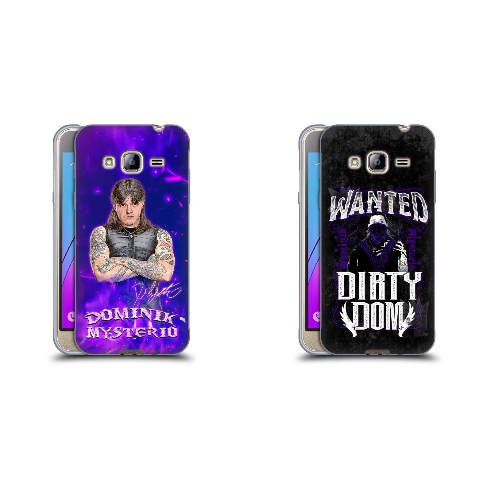 公式ライセンス WWE ドミニク・ミステリオ ソフトジェルケース Samsung 電話 3 スマホケース 全機種対応 グッズ ワイヤレス充電 対応 Qiワイヤレス充電 Qi充電