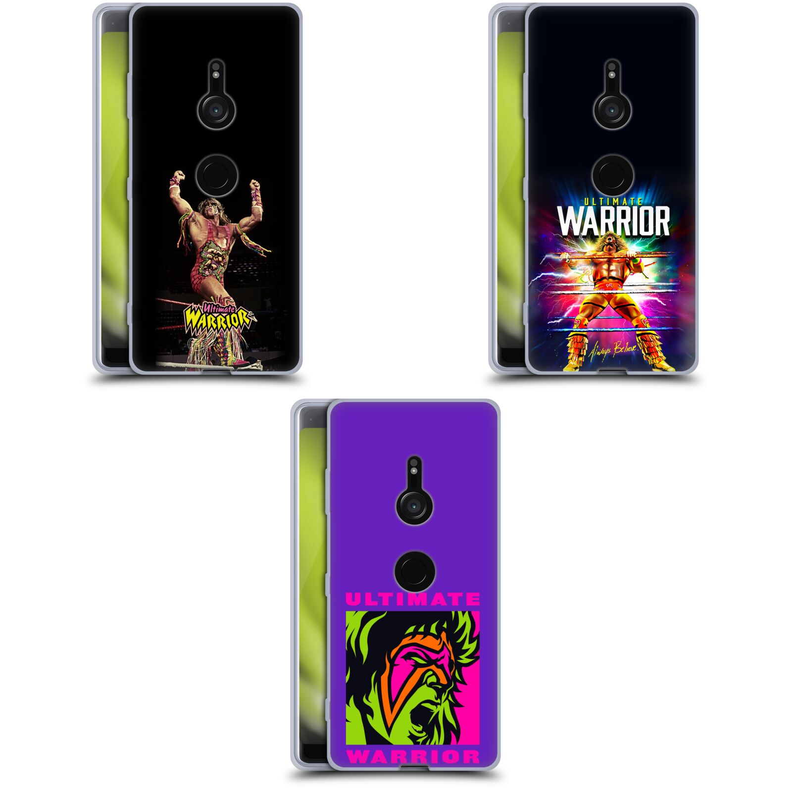 公式ライセンス WWE アルティメット・ウォリアー ソフトジェルケース Sony 電話 1 スマホケース 全機種対応 グッズ ワイヤレス充電 対応 Qiワイヤレス充電 Qi充電