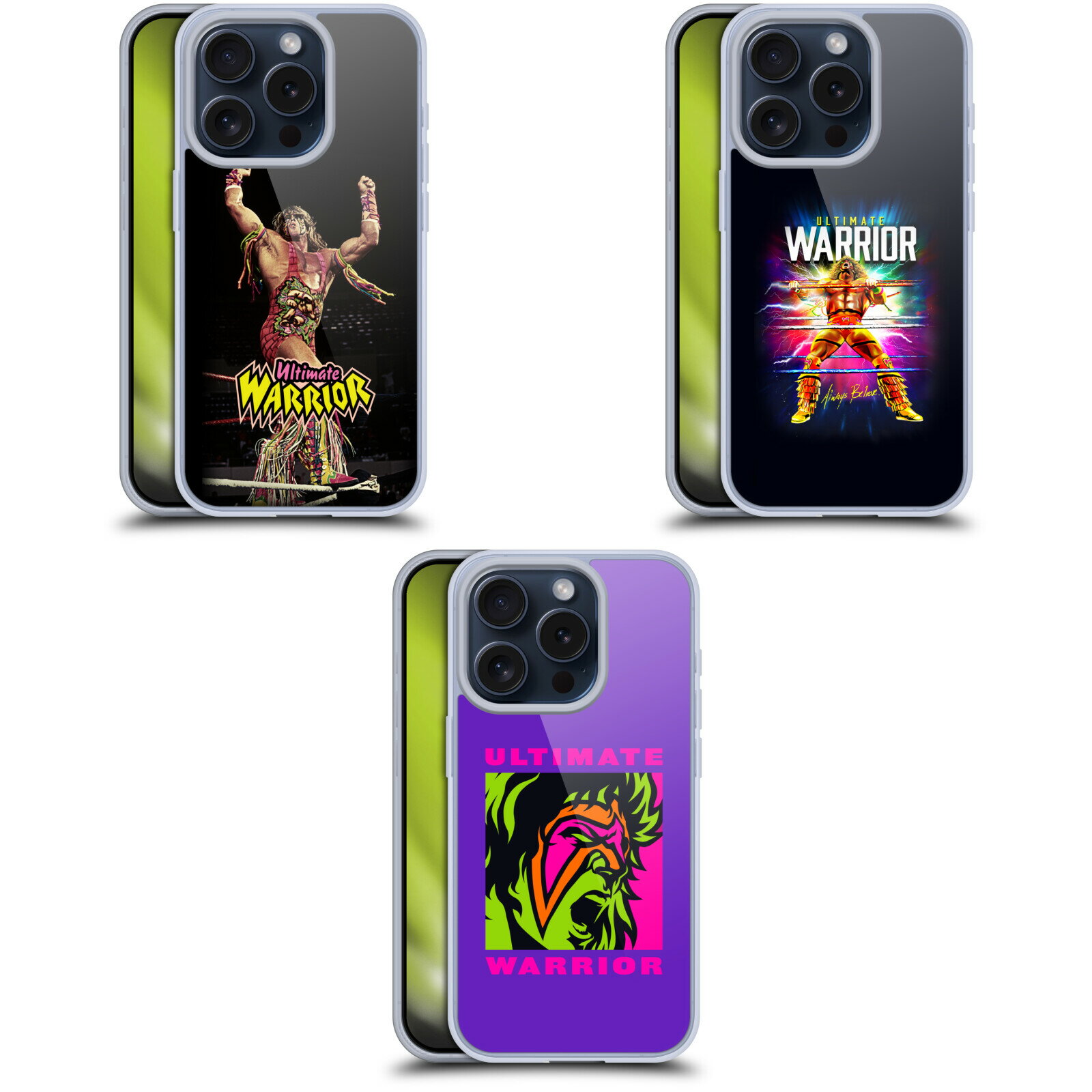 公式ライセンス WWE アルティメット・ウォリアー ソフトジェルケース Apple iPhone 電話 スマホケース 全機種対応 グッズ ワイヤレス充電 対応 Qiワイヤレス充電 Qi充電