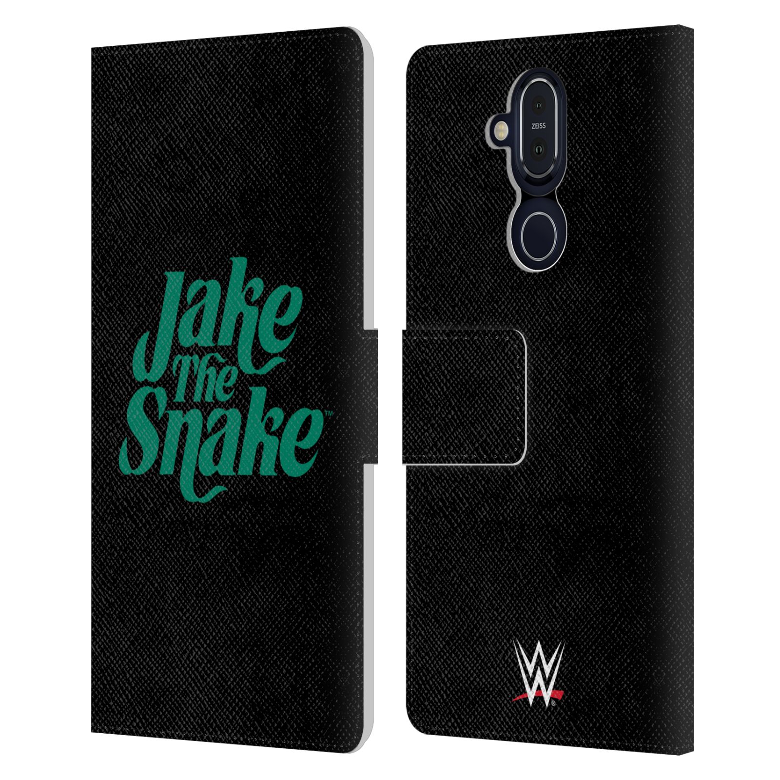 オフィシャル WWE ジェイク・ザ・スネーク・ロバーツ レザー手帳型ウォレットタイプケース Microsoft Nokia 電話