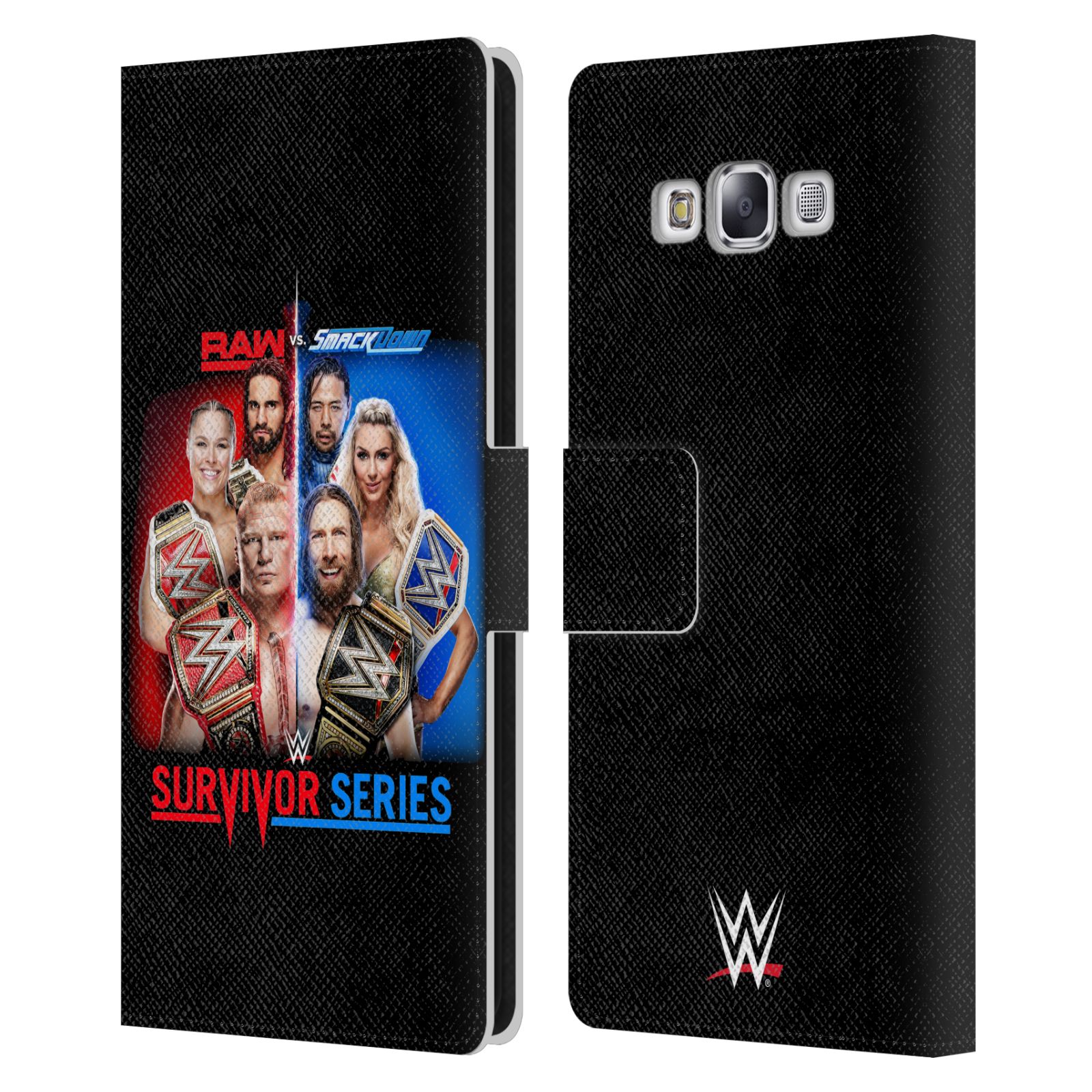 公式ライセンス WWE 2018 サバイバー・シリーズ レザー手帳型ウォレットタイプケース Samsung 電話 3 スマホケース 全機種対応 グッズ