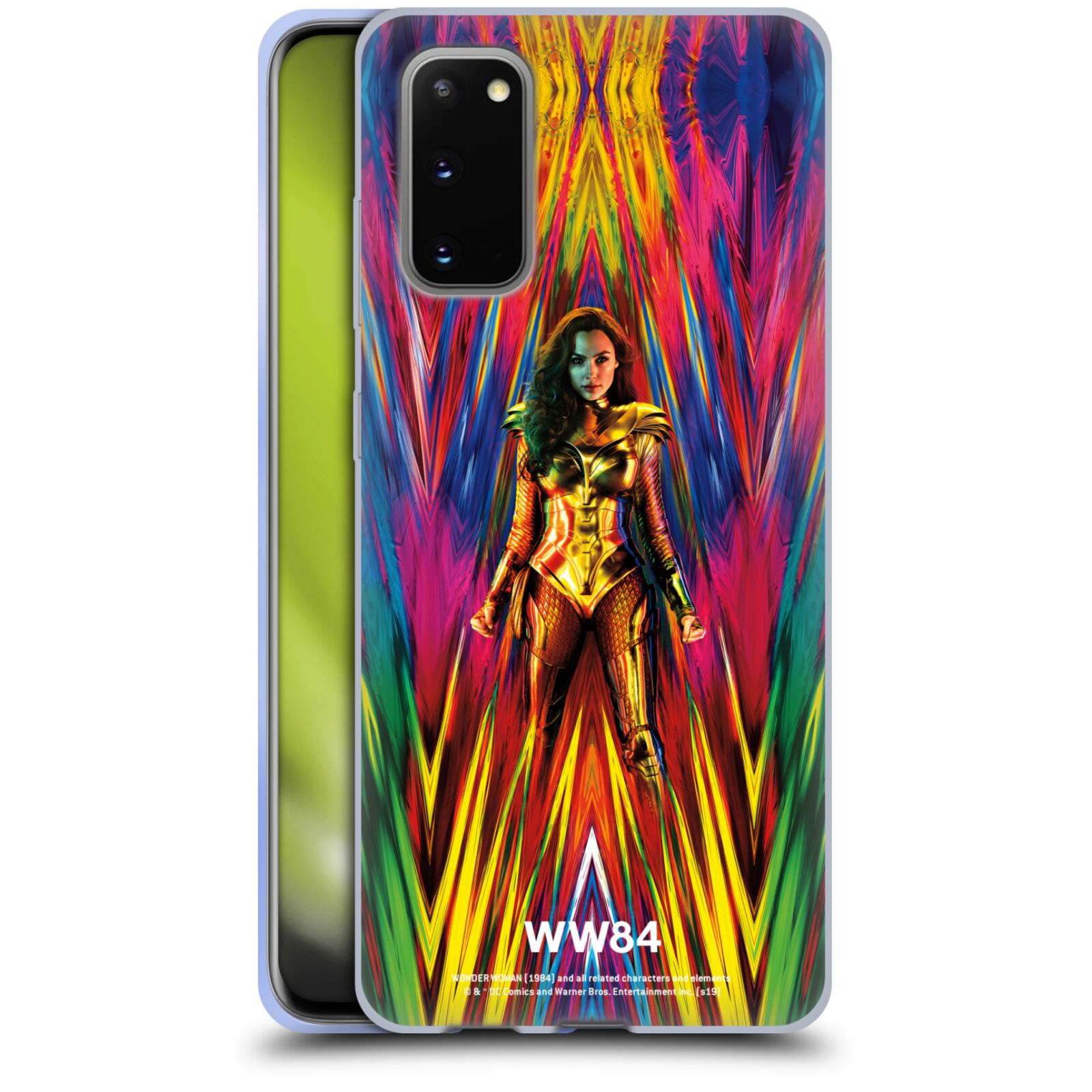 公式ライセンス Wonder Woman 1984 Poster ソフトジェルケース Samsung 電話 1 スマホケース 全機種対応 グッズ ワイヤレス充電 対応 Qiワイヤレス充電 Qi充電