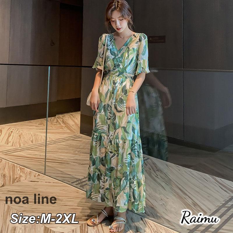 ワンピース マキシワンピース レディース 40代 きれいめ ロングワンピース Aライン シフォン パーティードレス おしゃれ 通勤 着痩せ