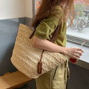 かごバッグ レディース トートバッグ 麦わらバッグ ピクニック 海 ビーチ 夏バッグ 麦わらバッグ 軽量 かわいい 草編みバッグ オシャレ 手提げ