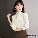 ブラウス オシャレ フォーマル オフィス 女性用 結婚式 パーティー 春秋 可愛い 春秋 卒業式 入学式 重ね着風 婦人服