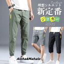 ジョガーパンツ 接触冷感 メンズ 7分丈 ショットパンツ 3TYPE 快適 薄手 夏 秋 春 涼しい ズボン 涼しい 肌触り 夏服 吸汗 速乾 通気