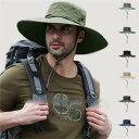 帽子 メンズ 大きいサイズ サファリハット アドベンチャーハット 登山 ツバ広 UVカット 釣り レディース 日よけ 紫外線対策 キャンプ アウトド カッコイイ