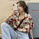 アロハシャツ レディースシャツ 春夏秋 開襟シャツ ハワイシャツ 半袖 ゆったり カジュアルシャツ リゾート リゾート トラベル
