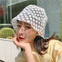 バケットハット レディース 帽子 つば付き レース 透かし彫り 刺繍 薄手 レトロ 紫外線対策 UVカット 日焼け止め 通学 可愛い 夏物 新作