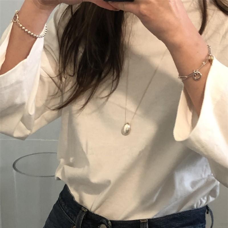 ネックレス ペンダント アクセサリー レディース 女性用 ファッション小物 しずく 雫 豆 まめ 丸 上品 おしゃれ プレゼント ギフト 誕生日 記念
